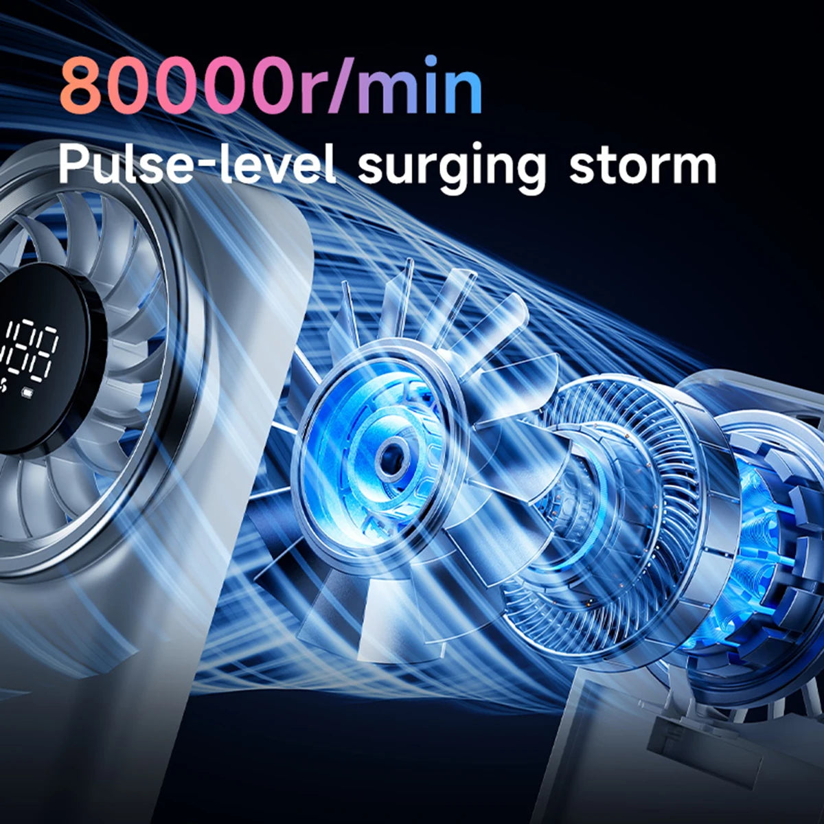 Portable Fan Mini Quiet Handheld Personal USB Rechargeable Fan Operated for Home Office Outdoor Travel, 1200mAh Hands Fans