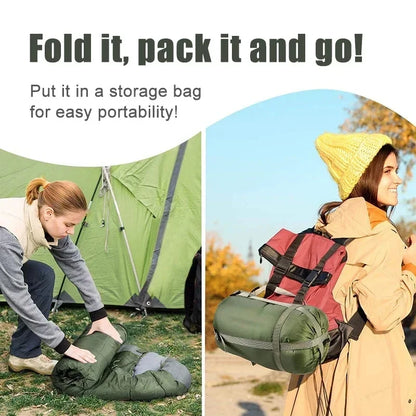 Ultralight Waterproof 4 Season Envelope Sleeping Bag - Warm Camping & Backpacking Bag for Outdoor Hiking