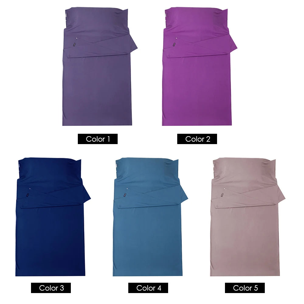 Lightweight Sleeping Bag Liner Sleeping Sack Outdoor Camping Hotel Travel Sheet Camping Mat Camping Equipment