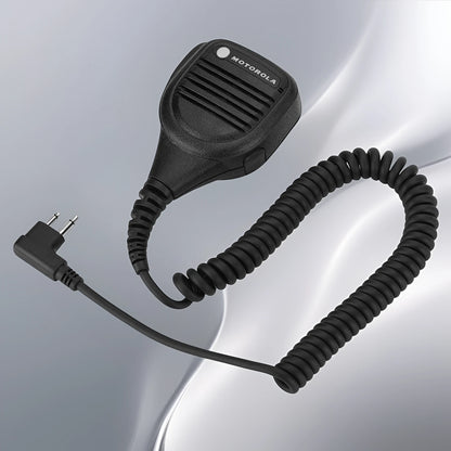 3.5mm Headphone Jack Speaker mic Walkie talkie Radio Hand Microphone with Steel Belt Clip For