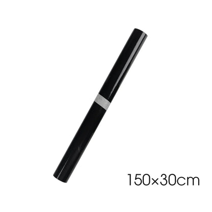 Gloss black car body film vinyl wrap decals self adhesive sticker motorcycles bike auto skin color changing films 150*50cm