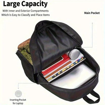 Customizable Personalized Photo Backpack, Multi-Functional Backpack, Suitable for Daily Commute And Hand Washable, Lightweight