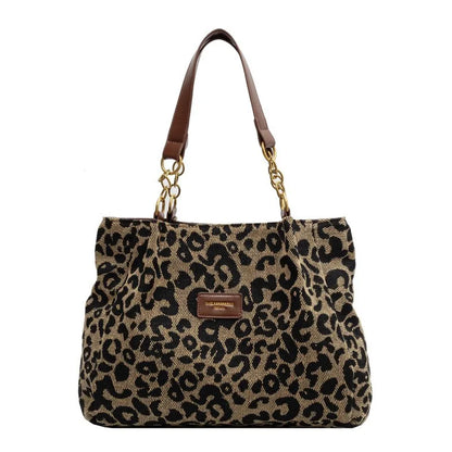 Best Selling Women's Bag, Retro Leopard Print Single Armpit Shoulder Bag, Large Capacity Tote Bag, Daily Handbag Women Shopping