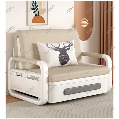 Multi-Functional Retractable Sofa Bed Modern Simple Single Bed for Home Small Space