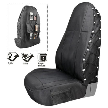 Car Seat Cover Universal Car Seat Storage Cover Oxford Cloth Dustproof Polyester Car Seat Cover Car Storage Seat Cover