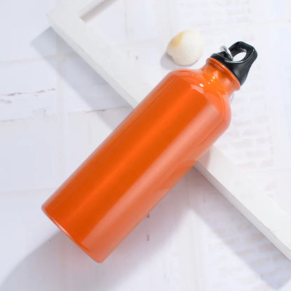 (12pcs) Camping Alloy Water Bottle 500ml Lightweight Single Wall Soft Camping Cycling Water Bottle