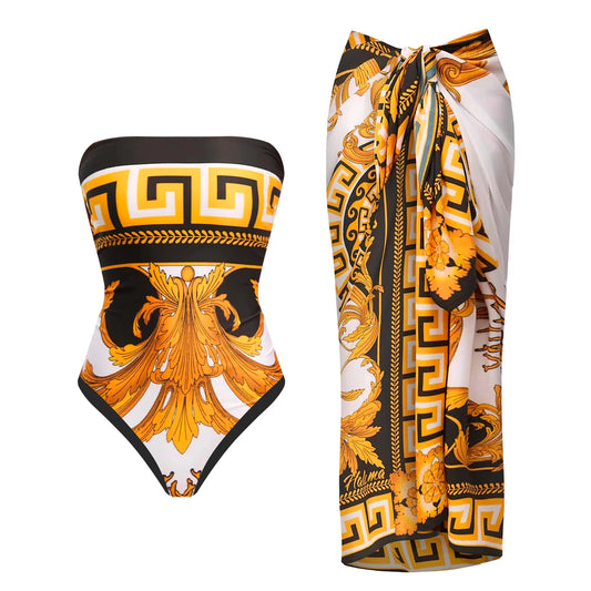 2025 New Arrival Push Up Women Bikini Set Floral Printed Ruffle Bikinis Strappy Bandage Swimwear Brazilian Biquini Bathing Suit