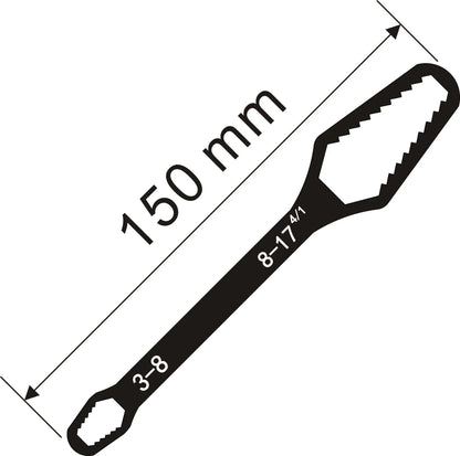 Universal Torque Wrench, Self-Locking Adjustable Eyeglass Wrench, Flat Wrench, Double-Ended Wrench, Factory Tools