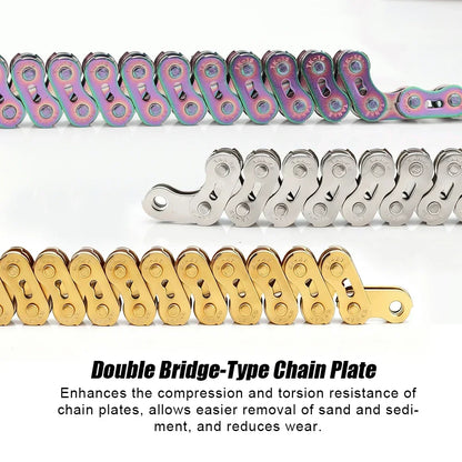 TANKE Single Speed Bike Chains 1 Speed Mountain Bicycle Chain 100L MTB Single Speed Cycling Accesories BMX Current