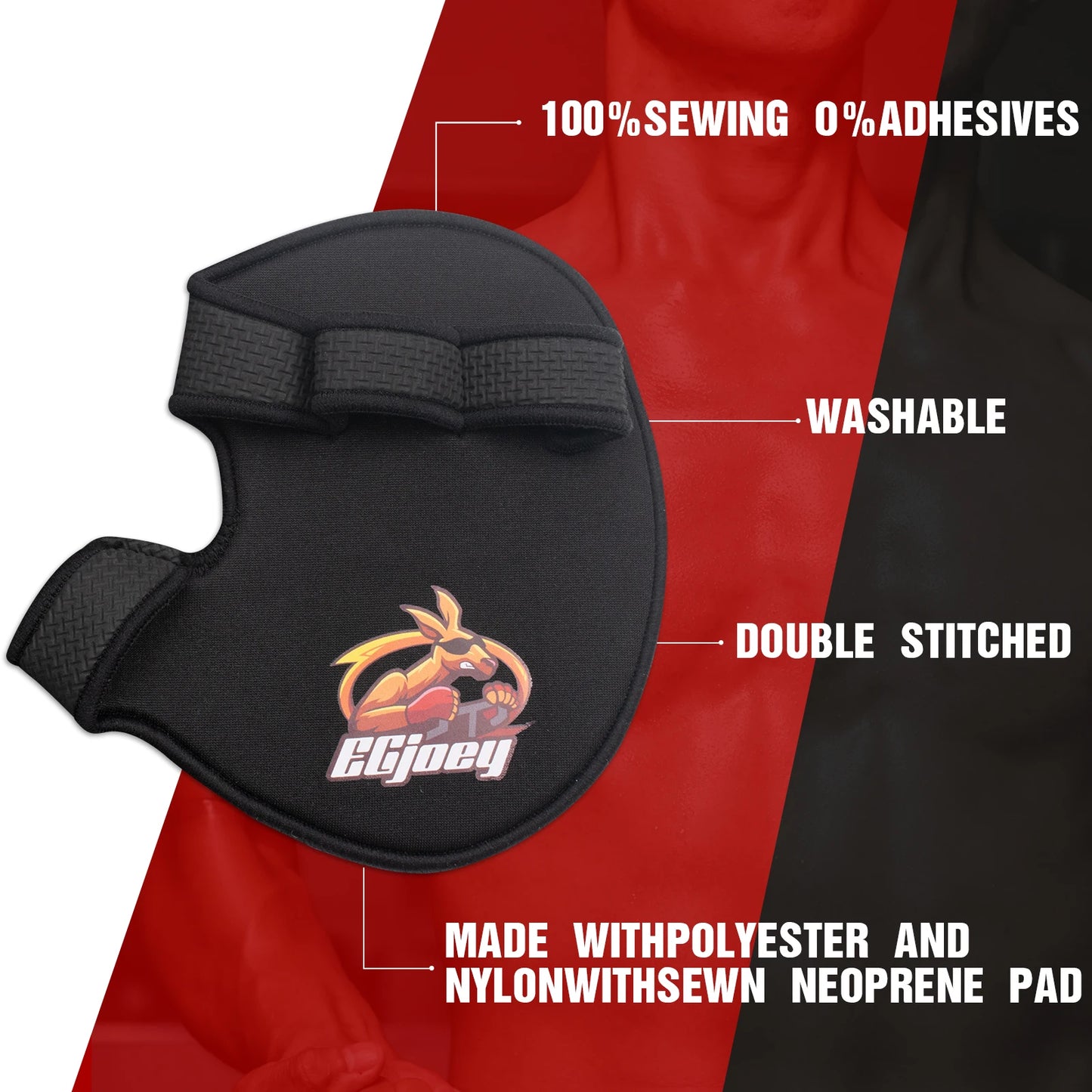 Weightlifting Gloves for Gym Training, Gym Gloves, Palm Protector Great for Exercise, Training, Fitness Weight Lifting Gloves