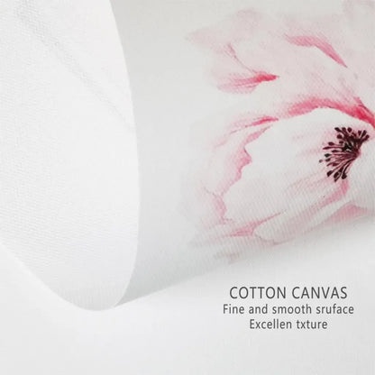 Decorative Painting Living Room Home Decoration Flowers Feathers Woman Abstract Canvas Painting Wall Art Print Poster Picture