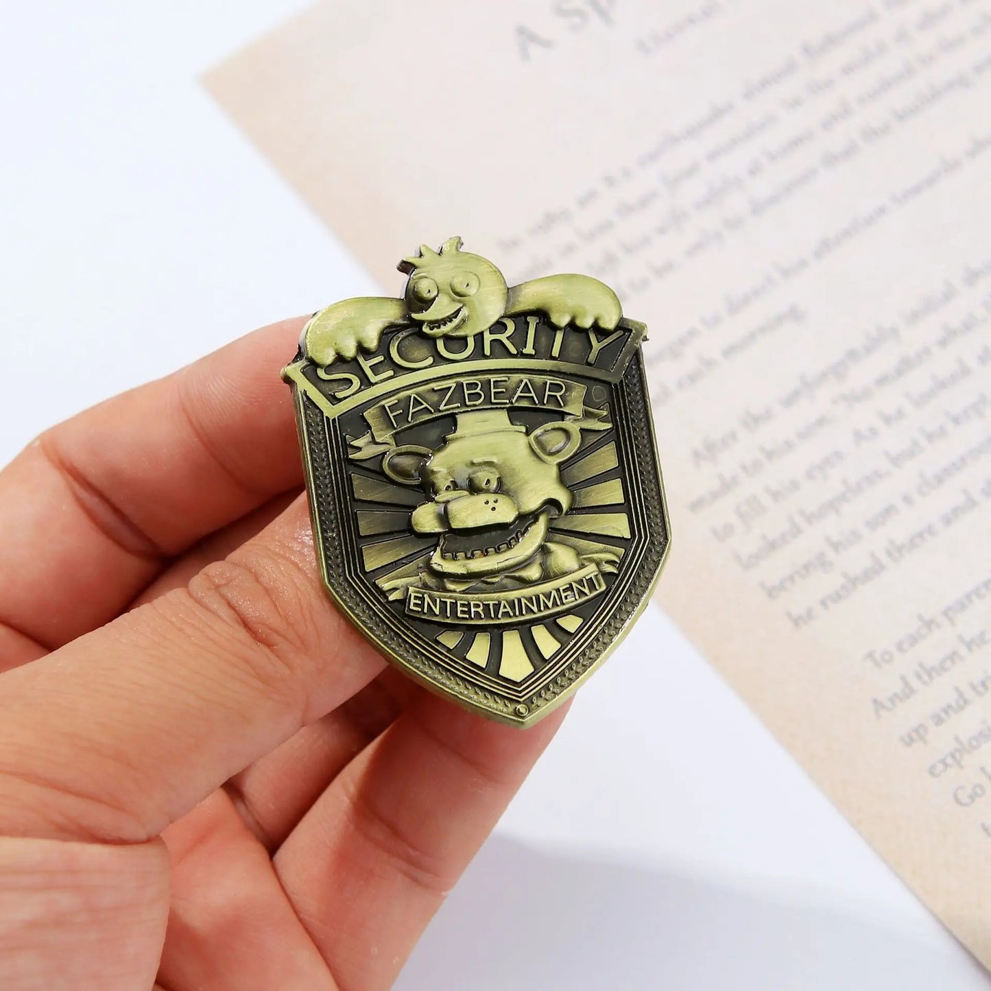Game Peripherals Five Night At Freddy Brooch Metal Backpack Hat Badge Lapel Pin Fashionable Clothing Accessories Gift For Friend