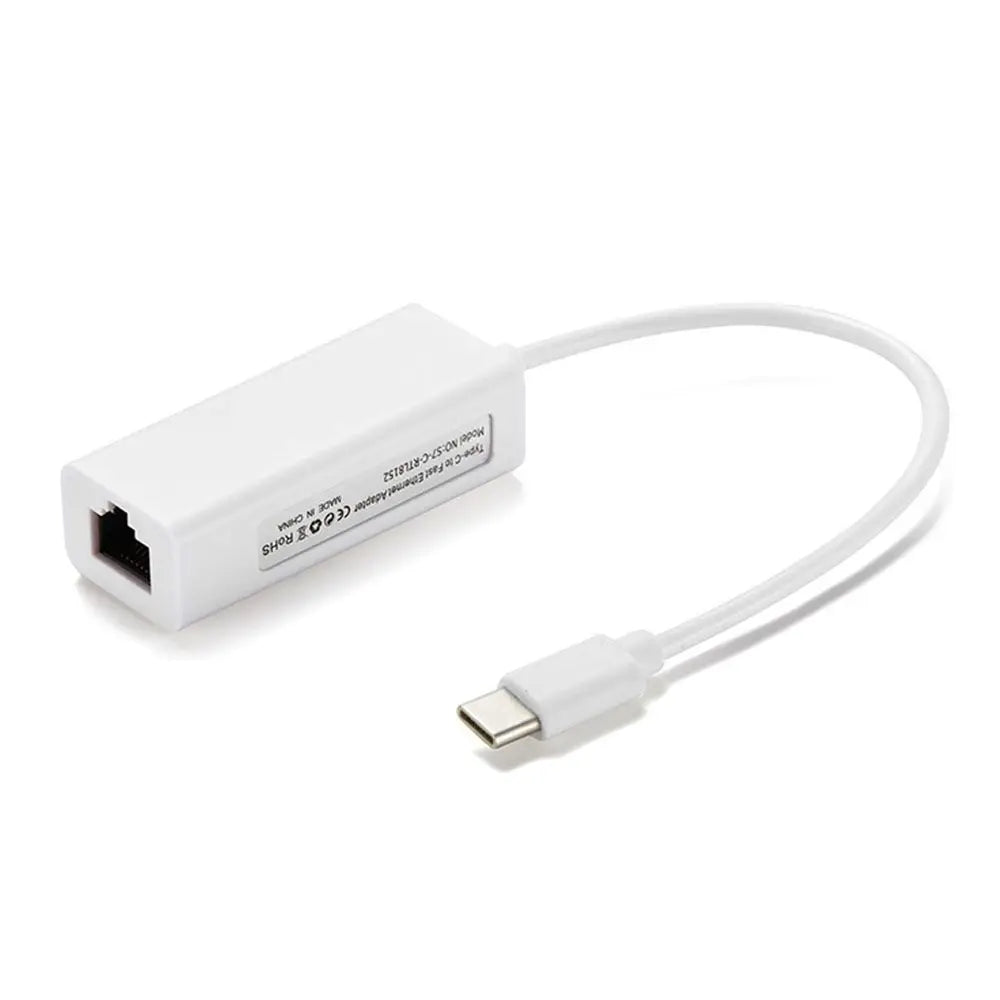 Ethernet Computer & Office Computer Peripherals Network Cable Converter USB Hubs Type-C to RJ45 Network Adapter
