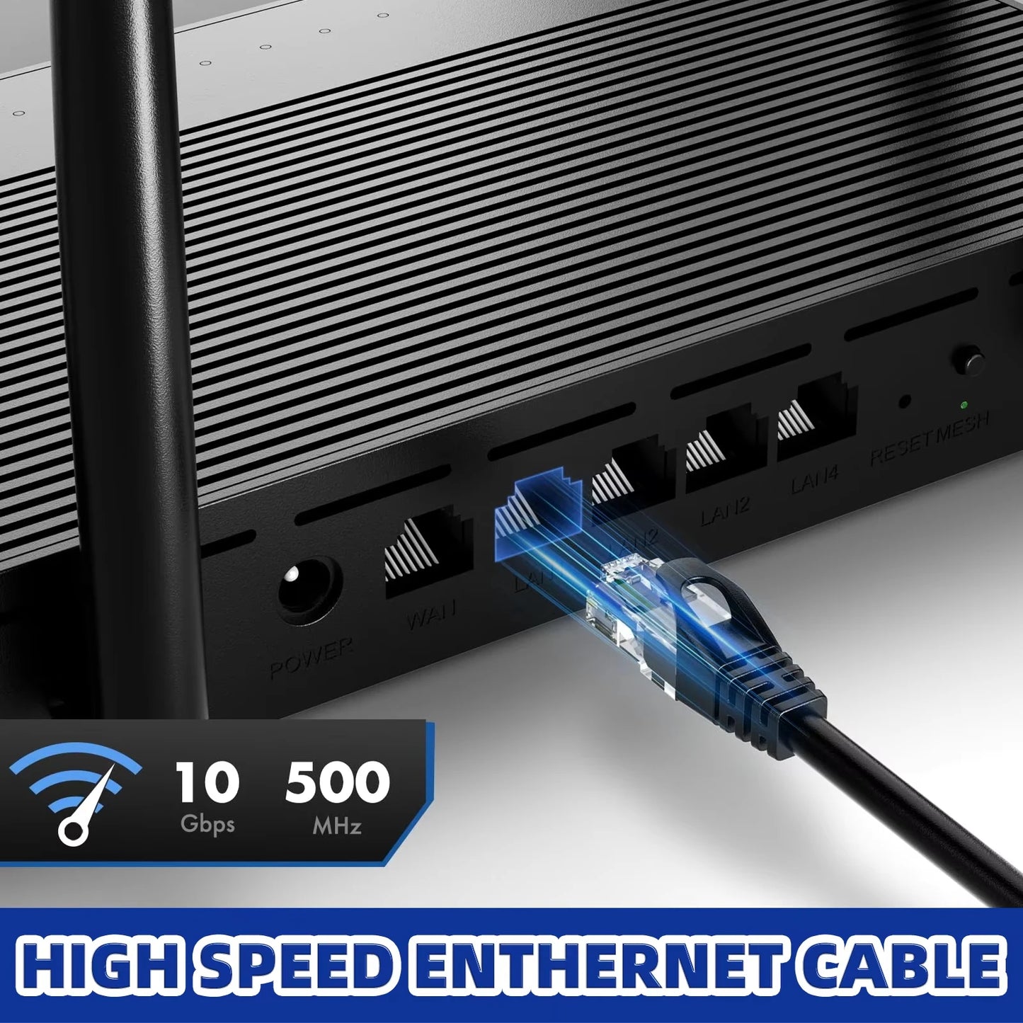 CAT6 Rj45 Ethernet Cable UTP 1000Mbps Network Cord LAN Wire Internet Lead Cord Router Computer Cable