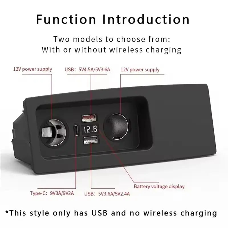 Car Accessories For A6 C7 Rs6 A7 2012-2018 Charging Panel Phone Holder Car
