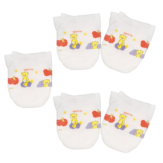 5 Pcs Baby Diapers Reusable Soft Simulation Diapers For Realistic Accessories Barbiedoll Supplies Toy Diapers Babydoll
