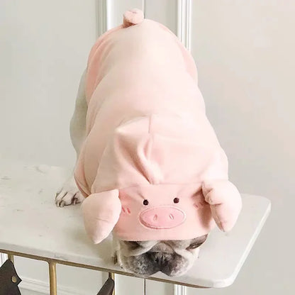 Dog Clothes for Small Medium Dogs Cow Pig Styling Outfit for French Bulldog Pet Puppy Clothing Funny Halloween Xams Dog Costume