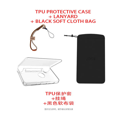 Gaming Accessories Dual Screen Flip Up Handheld Device Protective Case Storage Bag Lanyard Soft Bag Grip for AYN THOR