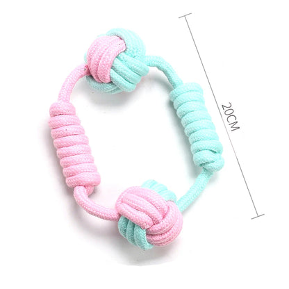 1pc Pet Dog Toys for Large Small Dogs Toy Interactive Cotton Rope Mini Dog Toys Ball for Dogs  Accessories Toothbrush Chew Puppy