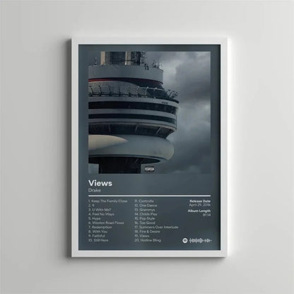Canvas Painting Wall Decor Drake Pop Rap Music Album Cover Poster Aesthetic Rapper Hip Hop Rock Nothing Was The Same Her Loss