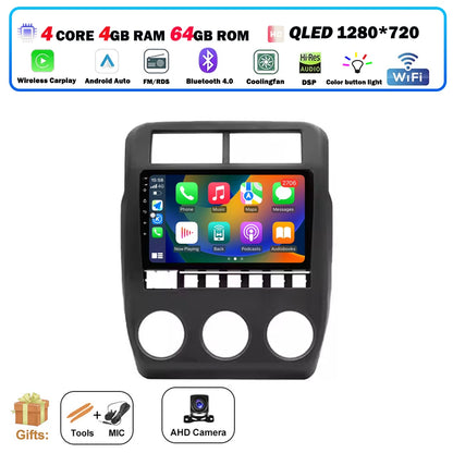 Car Radio Multimedia Video Player GPS Navigation QLED Touch Screen For Lada Niva 2021 - 2023 Android 16 Auto Wireless Carplay