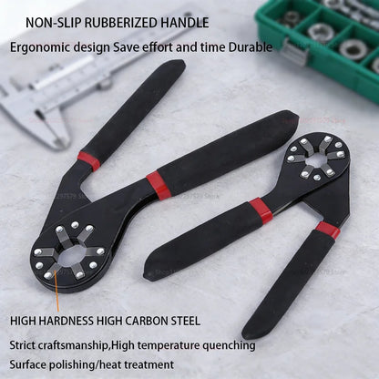 Magic Wrench 6 Inch 8 Inch Multi-purpose Hexagonal Alloy Steel Manual Clampable Movable Hexagonal Wrench Multifunctional wrench