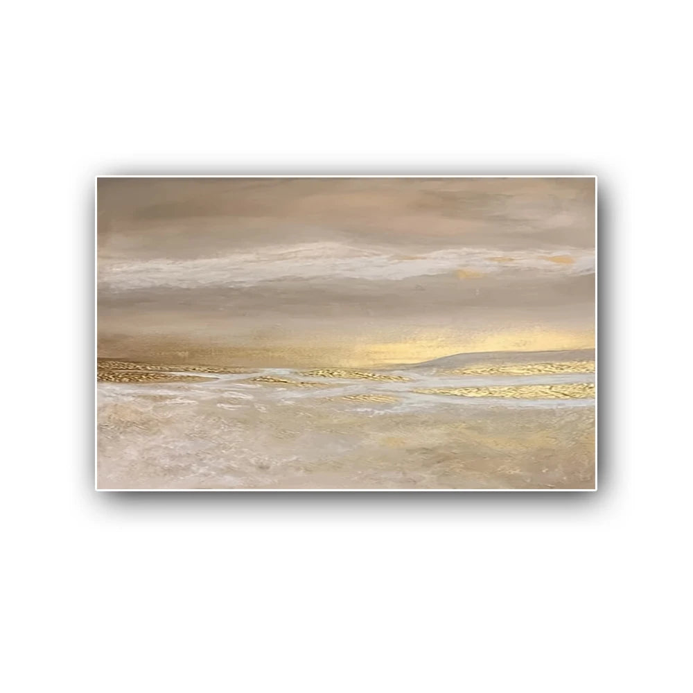 Luxury Home Decor Paint Modern 100% Handmade Abstract Oil Painting On Canvas Pattern For Living Room Wall Art Picture Gold Mural