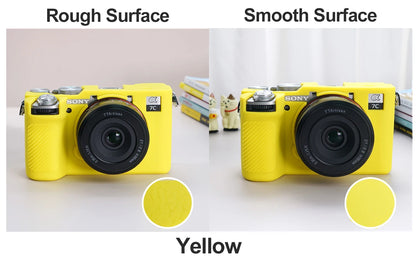 Camera Silicone Case for Sony Alpha 7C Mark II A7CR Camera Cover Full Body Case Protector Sony A7CII A7CR with glass film