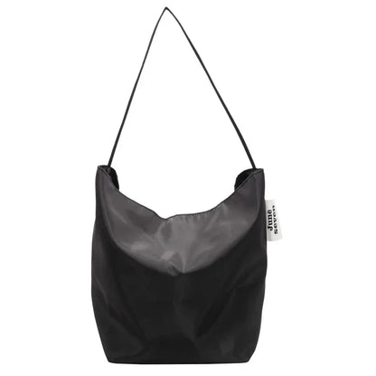 Nylon Solid Color 2025 New Product Designer Handbag Large Capacity Versatile Fashion Shoulder Bag Soft Commuter Simple Tote Bag