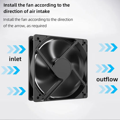 TEUCER PSU Cooling Fan 120x120x25mm 12v 2pin High speed cooling fan for chassis power supply