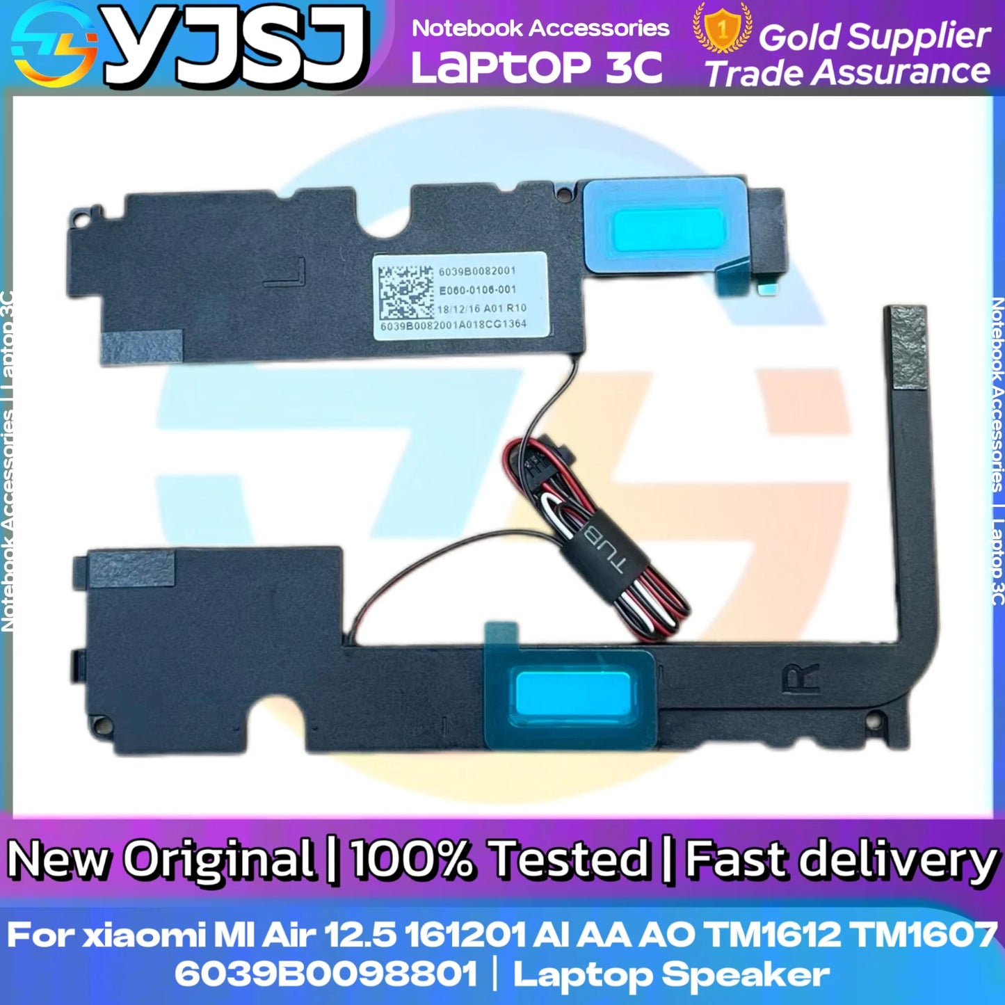New Original Laptop Notebook Speaker For Xiaomi MI Air 12.5 161201-01 AA AI AL AO R10 TM1612 TM1607 6039B0098801 E060-0445-001