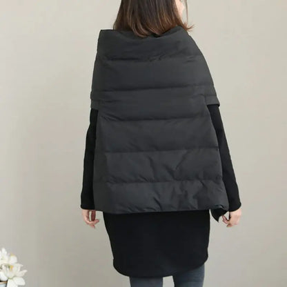 2024 Winter Huayu Irregular Hooded Down Jacket Women's Korean Women's Large Coat  waistcoat women  vest
