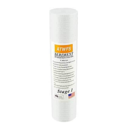 Water Purifier Filter 5 Micron 4 X 10" Ppf Filter Sediment Water Filter Cartridge Aquarium Pre-filters for Kitchen
