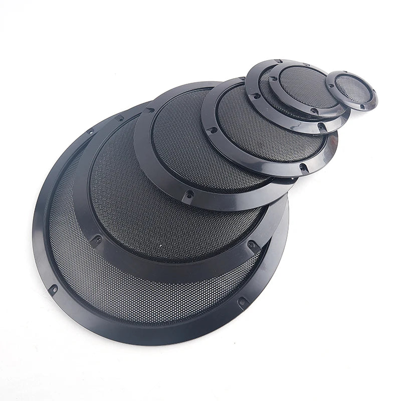 2/3/4/5/6.5/8Inch Speaker Net Cover High-grade Car Home Mesh Enclosure Speakers Plastic Frame Metal Iron Wire Grilles