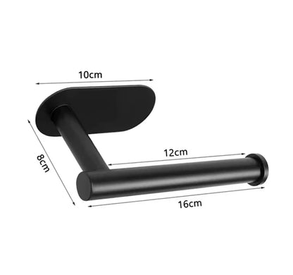 No Drilling Toilet Paper Holder SUS304 Stainless Steel Self Adhesive Wall Mount Tissue Towel Roll Dispenser for Bathroom Kitchen