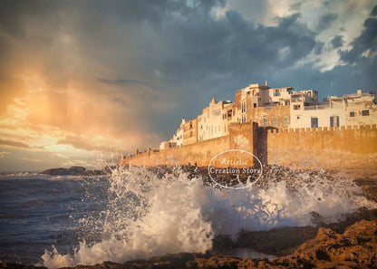 Morocco Essaouira Sunset Cultural Attractions Art Print Canvas Painting Wall Picture Modern Living Room Wall Home Decor Gifts