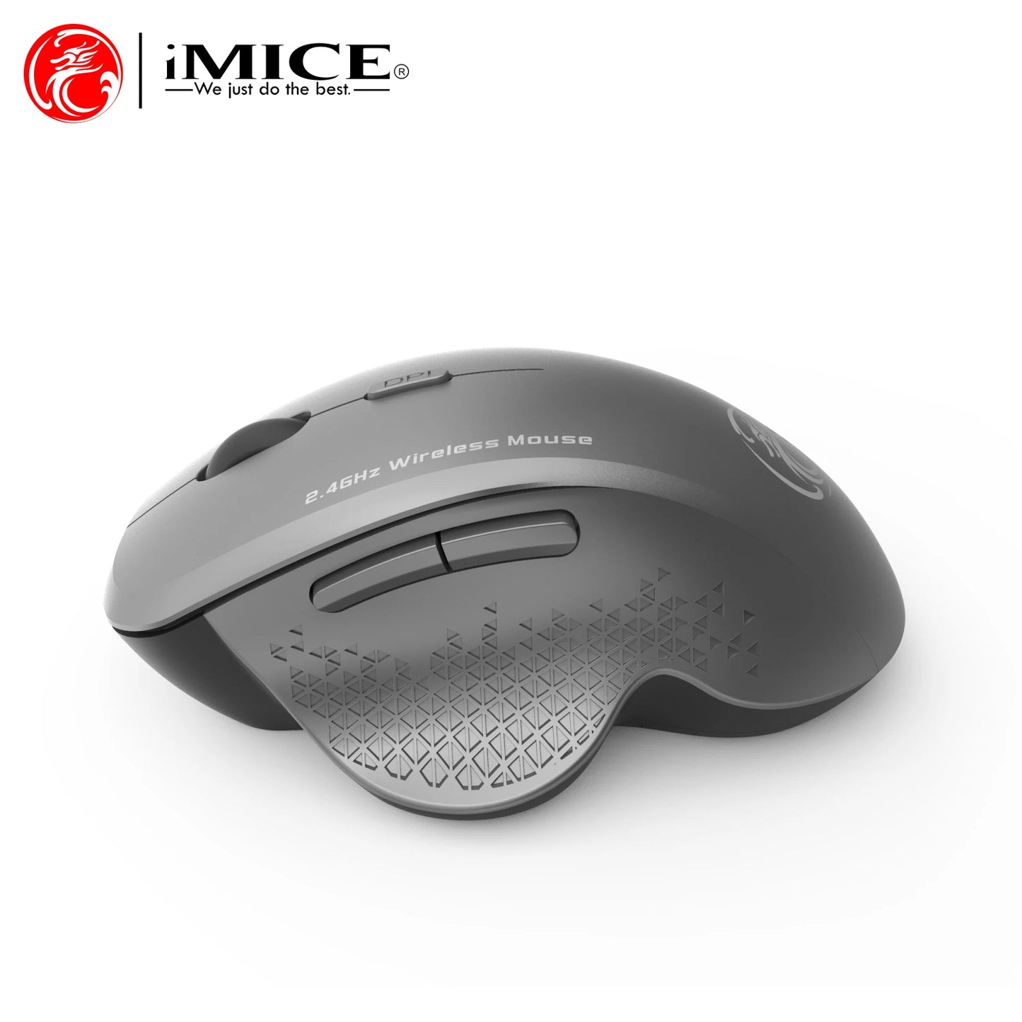 Imice Wireless Mouse with 2.4GHz USB Receiver 1600DPI Mouse for Computer Laptop Tablet PC Macbook Ergonomic Gaming Mouse Gamer