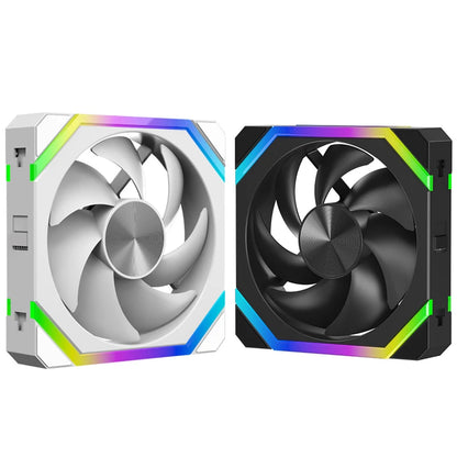 JUMPEAK CS120 ARGB Cooling Fan 360mm Modular Stackable Splicing PWM Silent 120mm RGB Fans Kit For Gaming PC Case Water Cooler