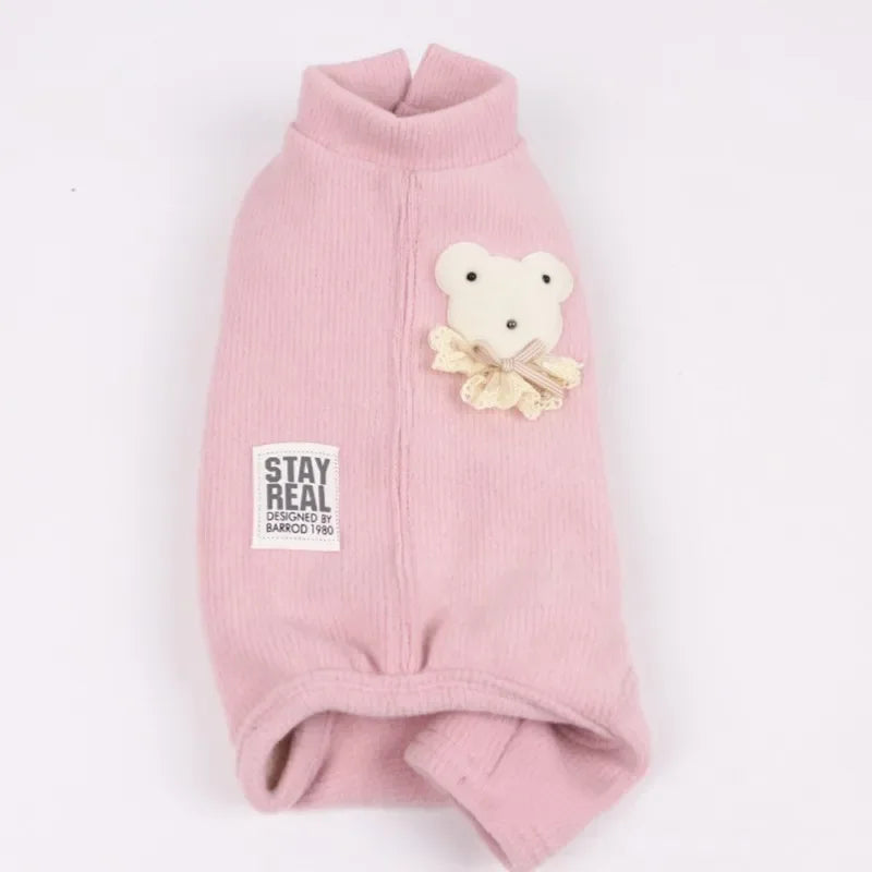 Pet Supplies Small Dog And Cat Clothes Winter Jumpsuit Thick Chihuahua Maltese Poodle Apparel