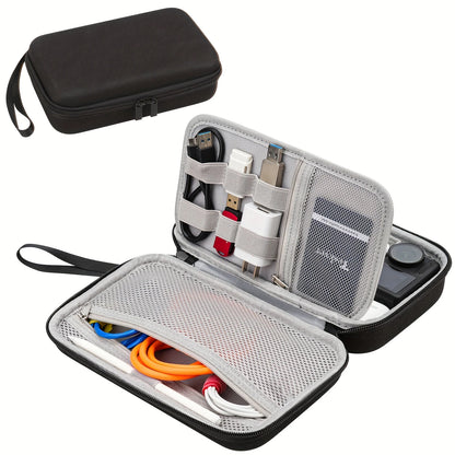 Hard Travel Electronic Organizer Case for Power Bank Chargers Cables USB Flash Drive SD Card Electronics & Backpack Organizer