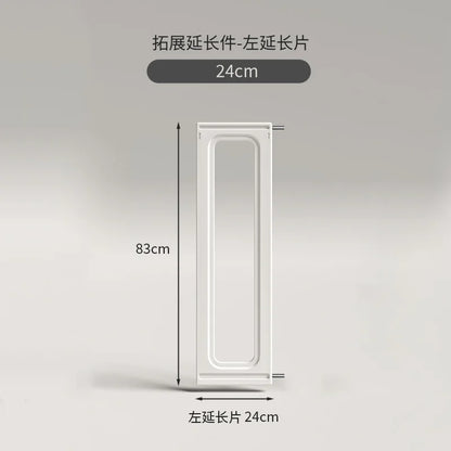Pet Enclosure Isolation Fence Transparent Acrylic Resistant Scratching Indoor Railing Panels Guardrails Pet Products Accessories