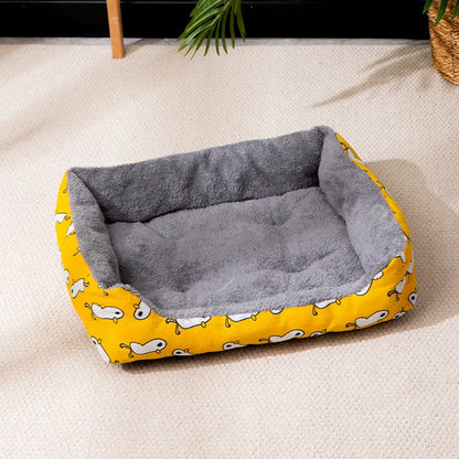 Open Summer Dog Cat Bed Pet Square Bed All Season Universal Breathable and Comfortable Bedding for Cats and Dogs Pet Supplies