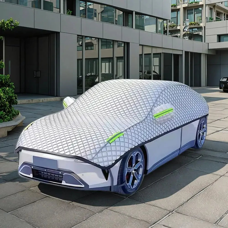 Universal Car Cover Four Seasons Sun Protection Snow Proof Freezing Prevention Heat Insulation Windshield Front Cover