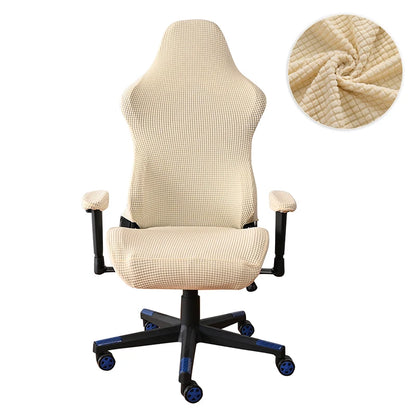 Simple Home Gaming Chair Cover Universal Computer Game Competitive Chair Seat Backrest Armrest Elastic Swivel Chair Covers Home