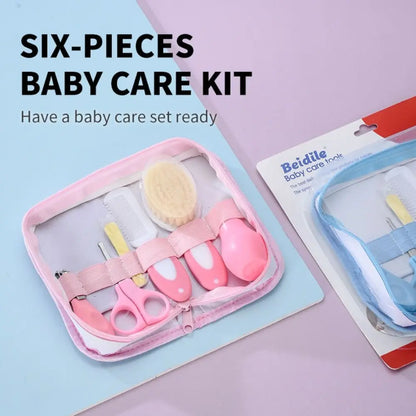 Head Comb Baby Care Kit Brush Sharpener Nursery Care Set Nail Clipper Tool Package Newborn Cleaning Supplies Toddler Gift