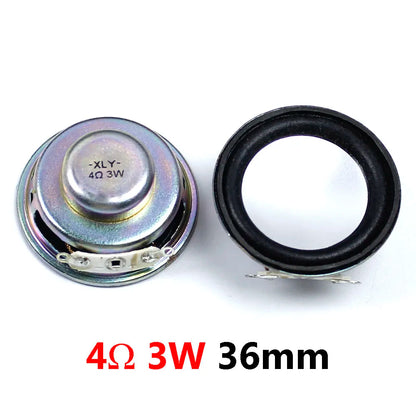 1Piece 4R 3W 5W Diameter 4cm/5cm Amplifier Loudspeaker 3 Watt 4 Ohm 36mm/40mm/45mm/50mm Speakers for Arduino