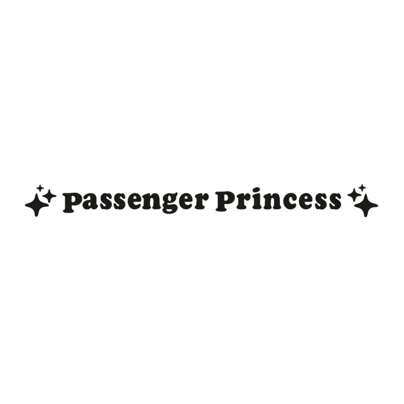 2pcs Mirror Decoration Sticker Passenger Princess Star Mirror Decal Sticker Rearview Mirror Car Vinyl Decoration Funny Car Decal