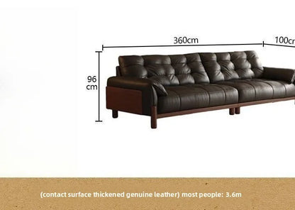 soft bag leather sofa Medieval retro living room small sofa apartment household sala de estar sofás furniture for living room