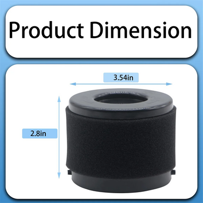A74G-49-90-0160, 49-90-1951 Filters for Milwaukee Compact Vacuum 0882-20 M18, 2 Pack HEPA Filters and 4 Pack Foam Filters