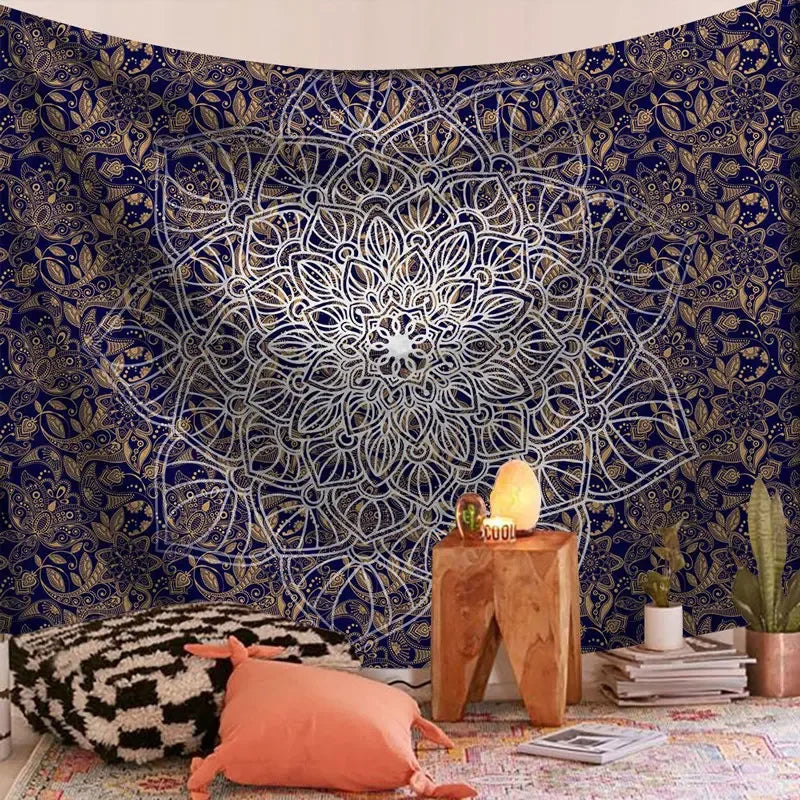 Mandala Bohemian Yoga Mat Beach Towel Shawl Blanket Indian Wall Hanging Tapestry Bohemian Mandala Tapisserie Decoration Mural